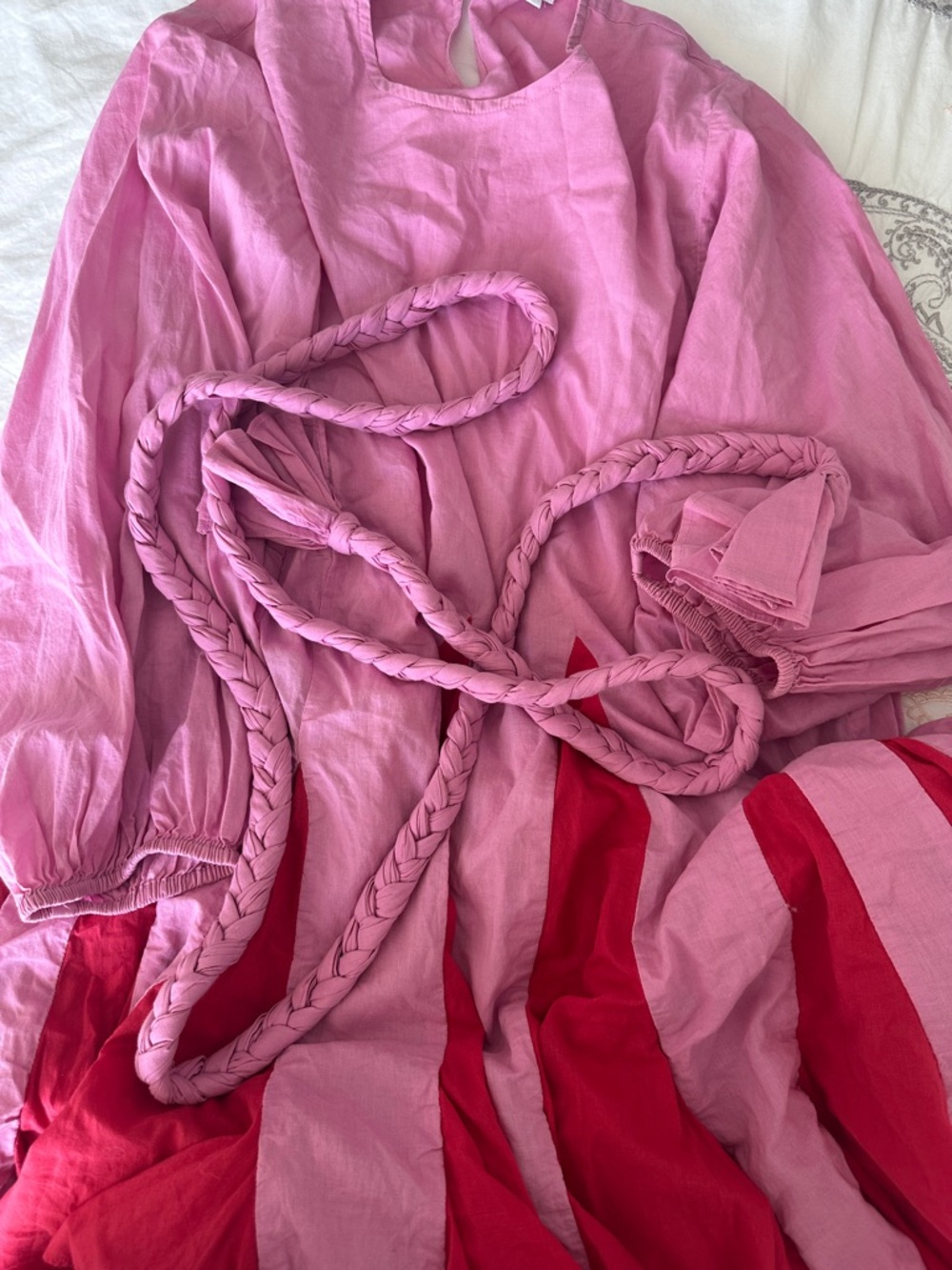 Rhode Pink Red Dress